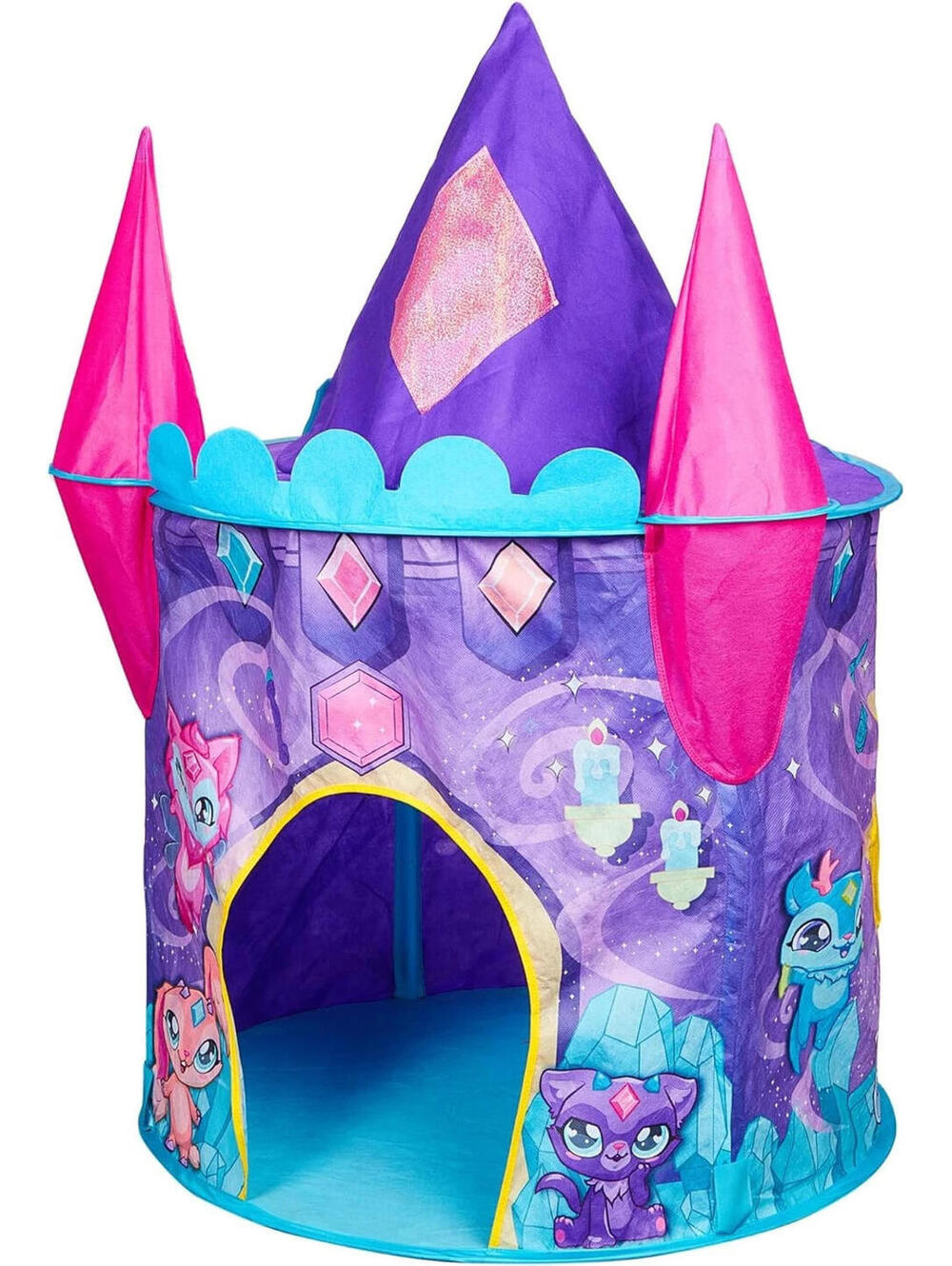 Magic Mixies Mixlings Magic Castle Kids Pop Up Play Tent Purple Pink Blue